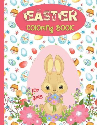 Book cover for Easter Coloring Book for Girls