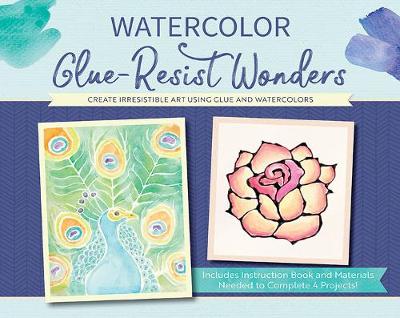 Cover of Watercolor Glue-Resist Wonders