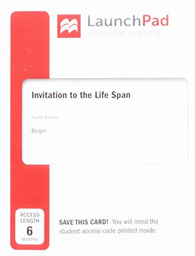 Book cover for Launchpad for Invitation to the Life Span (1-Term Access)
