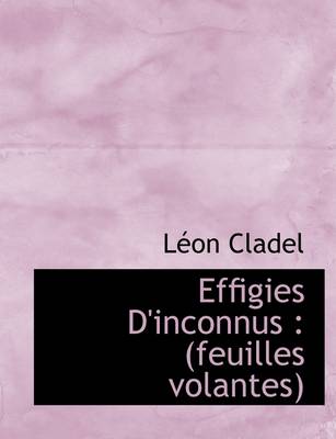 Book cover for Effigies D'Inconnus