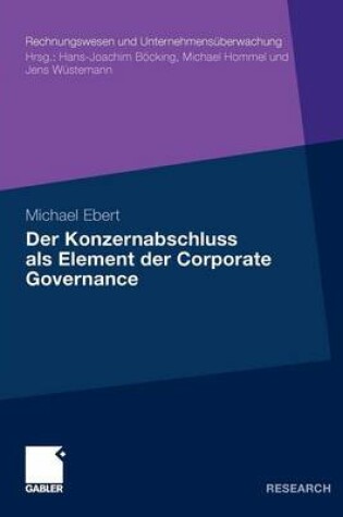 Cover of Der Konzernabschluss als Element der Corporate Governance