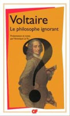 Book cover for Le philosophe ignorant