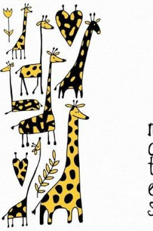 Cover of Notes, Giraffe Notebook