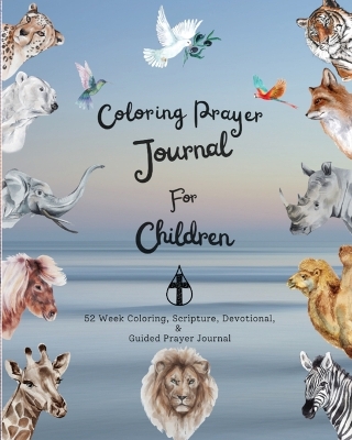 Book cover for Coloring Prayer journal for children