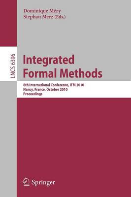 Cover of Integrated Formal Methods