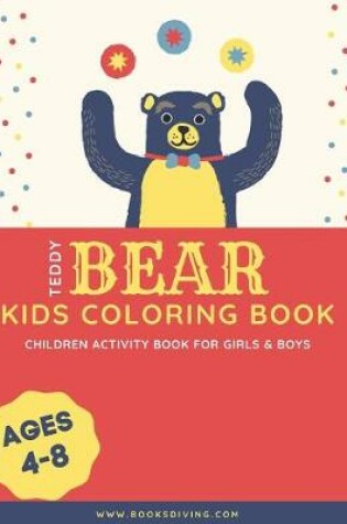 Cover of Teddy Bear Kids Coloring Book