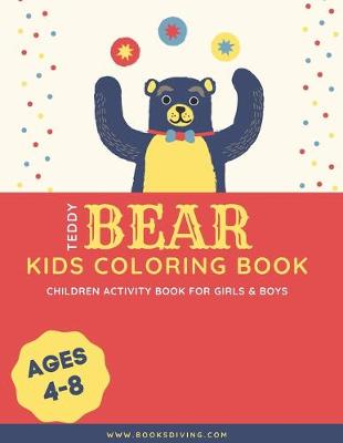 Cover of Teddy Bear Kids Coloring Book