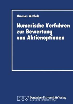 Book cover for Numerische Verfahren zur Bewertung von Aktienoptionen