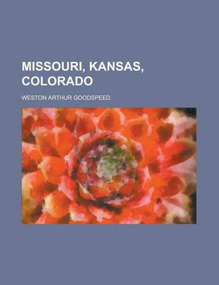 Book cover for Missouri, Kansas, Colorado