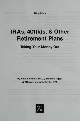 Cover of IRAs, 401(k)s & Other Retirement Plans