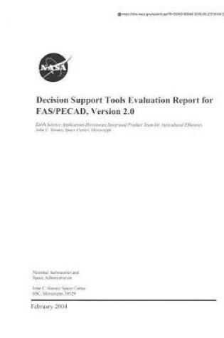 Cover of Decision Support Tools Evaluation Report for Fas/Pecad, Version 2.0