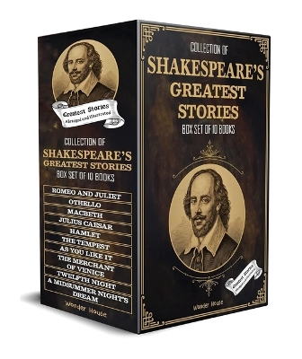 Book cover for Collection of Shakespeare's Greatest Stories (Box Set of 10 Books) for Children