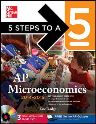 Book cover for 5 Steps to a 5 AP Microeconomics with CD-ROM, 2014-2015 Edition