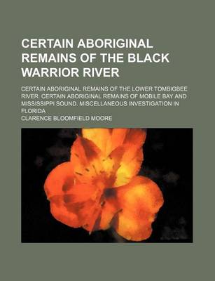 Book cover for Certain Aboriginal Remains of the Black Warrior River; Certain Aboriginal Remains of the Lower Tombigbee River. Certain Aboriginal Remains of Mobile Bay and Mississippi Sound. Miscellaneous Investigation in Florida