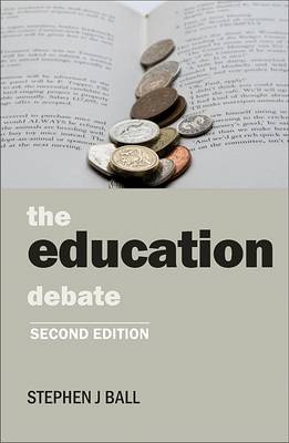 Book cover for The education debate