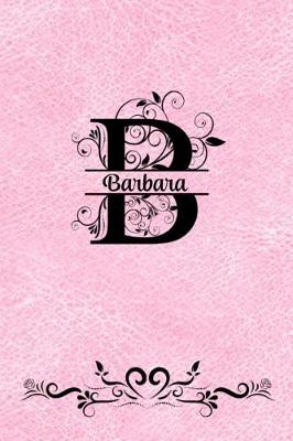 Book cover for Split Letter Personalized Journal - Barbara