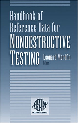 Book cover for Handbook of Reference Data for Nondestructive Testing