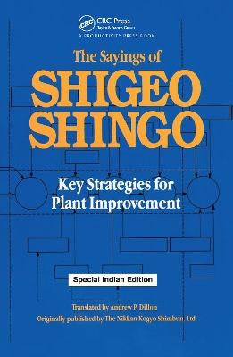 Book cover for The Sayings of Shigeo Shingo