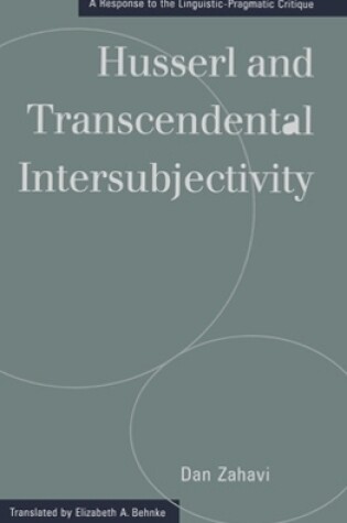 Cover of Husserl and Transcendental Intersubjectivity