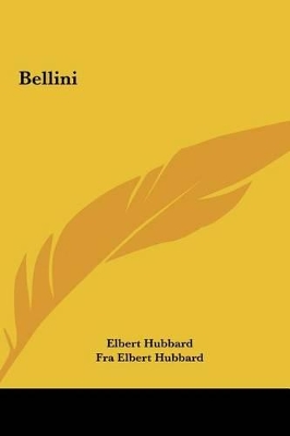 Book cover for Bellini