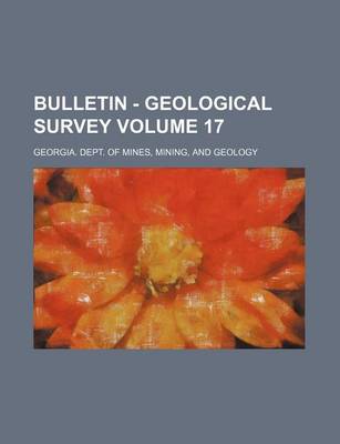 Book cover for Bulletin - Geological Survey Volume 17