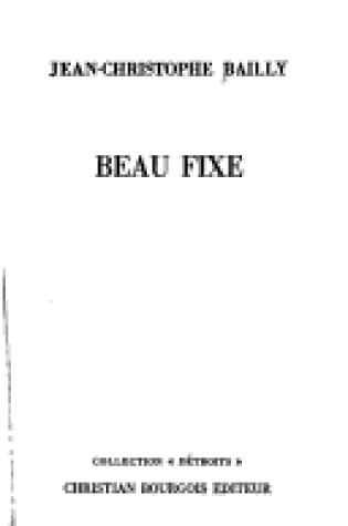 Cover of Beau Fixe