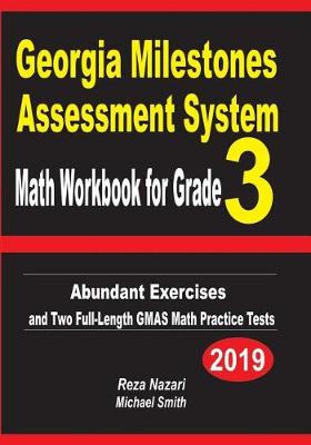 Book cover for Georgia Milestones Assessment System Math Workbook for Grade 3