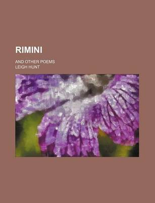 Book cover for Rimini; And Other Poems