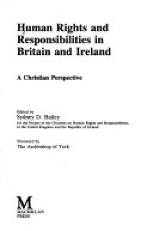 Cover of Human Rights and Responsibilities in Great Britain and Ireland