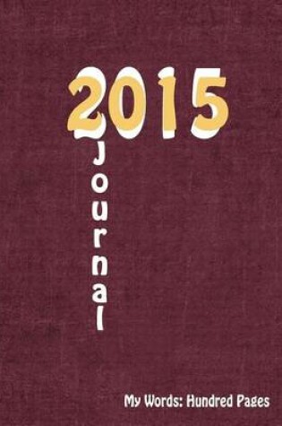 Cover of 2015 Journal (Burgundy)