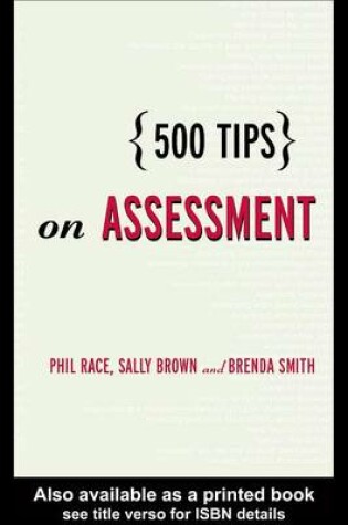 Cover of 500 Tips on Assessment