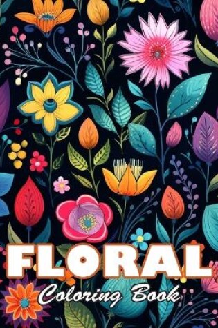 Cover of Floral Adult Coloring Book