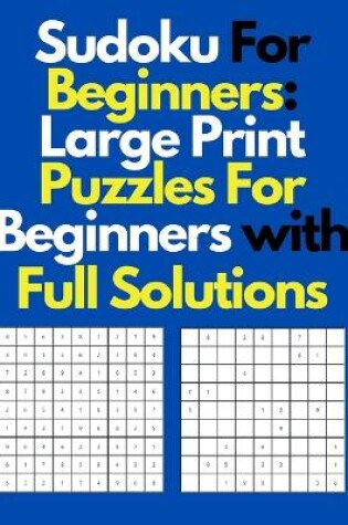 Cover of Sudoku For Beginners