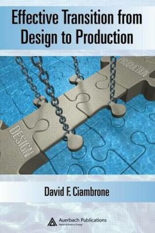 Cover of Effective Transition from Design to Production. Series on Resource Management.