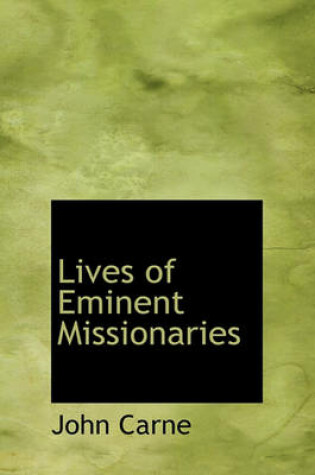 Cover of Lives of Eminent Missionaries