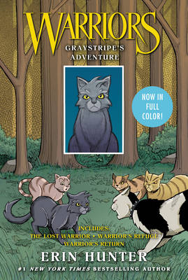 Book cover for Graystripe's Adventure: 3 Full-Color Warriors Manga Books in 1