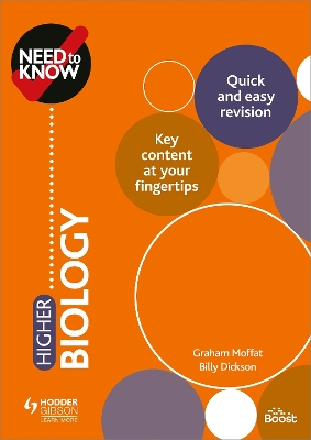 Book cover for Need to Know: Higher Biology