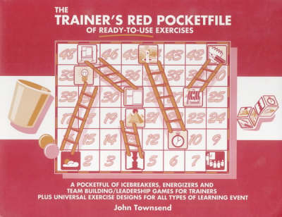 Book cover for The Trainer's Red Pocketfile of Ready to Use Exercises