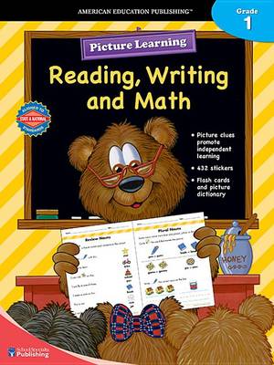 Book cover for Picture Learning Reading, Writing, and Math for Grade 1, Grade 1