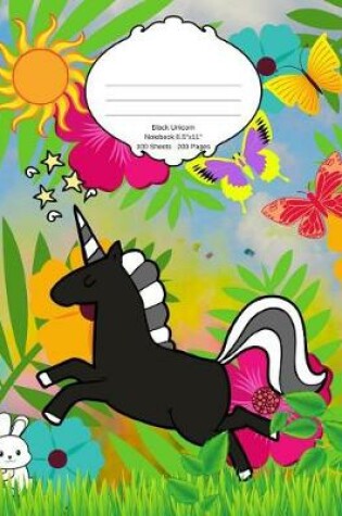 Cover of Black Unicorn Notebook