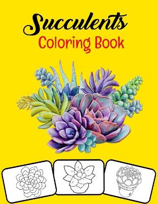 Book cover for Succulents Coloring Book