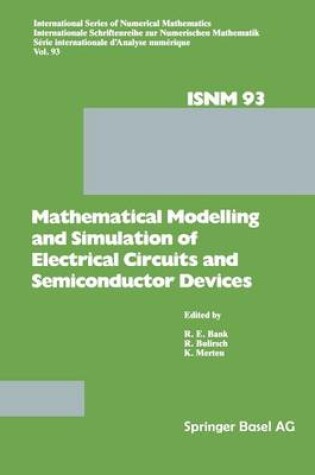 Cover of Mathematical Modelling and Simulation of Electrical Circuits and Semiconductor Devices