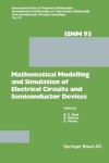 Book cover for Mathematical Modelling and Simulation of Electrical Circuits and Semiconductor Devices