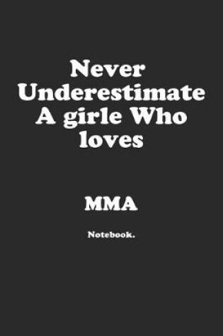 Cover of Never Underestimate A Girl Who Loves MMA.