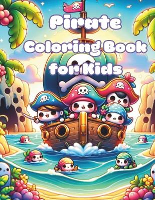 Book cover for Pirate Coloring Book for Kids