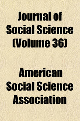 Book cover for Journal of Social Science (Volume 36)