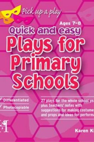 Cover of Plays for Primary Schools Ages 7-8