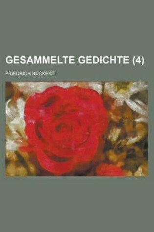 Cover of Gesammelte Gedichte (4 )