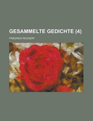 Book cover for Gesammelte Gedichte (4 )