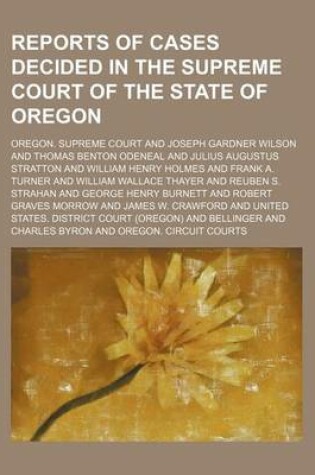 Cover of Reports of Cases Decided in the Supreme Court of the State of Oregon (Volume 79)